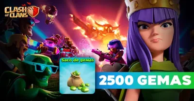 2500 Gemas COC