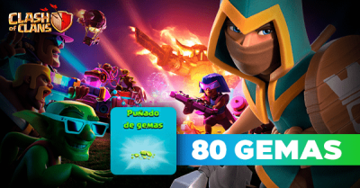 80 Gemas COC