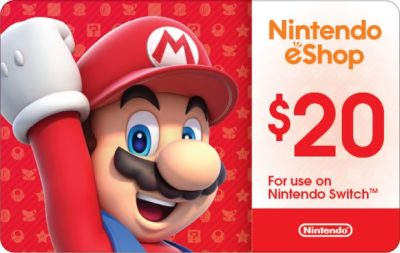 Nintendo eshop 20 USD