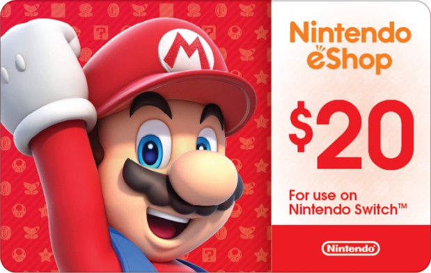 Nintendo eshop 20 USD