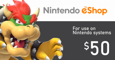 Nintendo eshop 50 USD