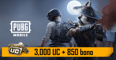 3000 UC PUBG